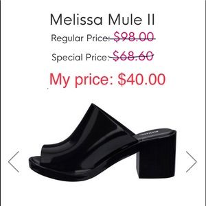 Melissa Mules size 6